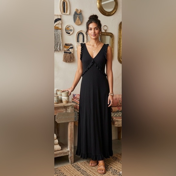 Anthropologie Dresses & Skirts - #ANTHROPOLOGIE 🌸 Curly Pointelle Maxi Dress | Size M